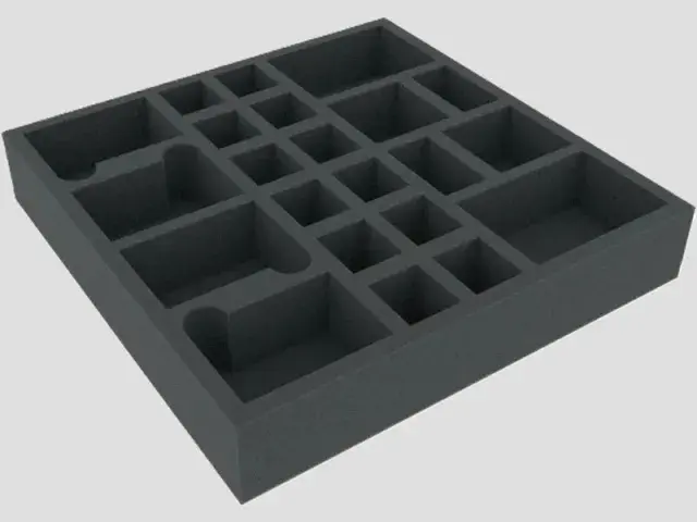 Conductive foam divider