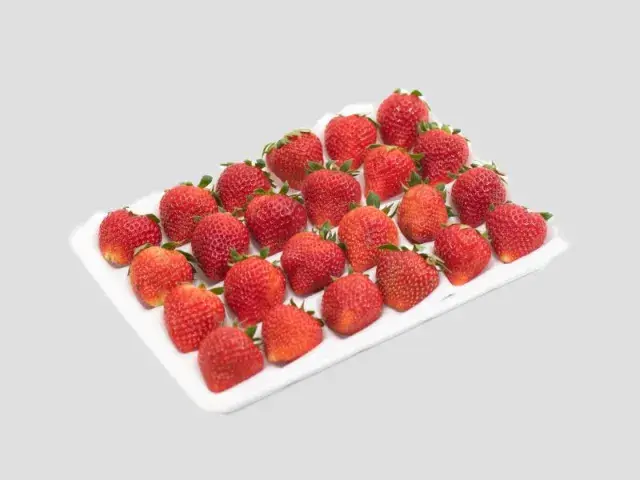 Strawberry foam tray